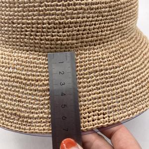 Sombrero de Paja de Rafia Fina de Lujo, Diseño de Verano, Nuevo, a la Moda, de Alta Calidad, para Mujer - Product Image 5