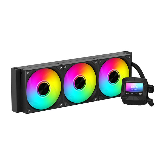 SAMA New Design CPU Water Cooling PC Water Cooling Liquid 360 Liquid CPU Cooler 360mm Radiator with 3X 120mm Low Noise ARGB Fans