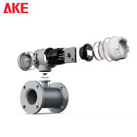 Alat Ukur Aliran Elektromagnetik Baja Tahan Karat Bersertifikat CE, Flowmeter Magnetik Digital DN150 untuk Air Limbah dan Cairan, Tipe Flens