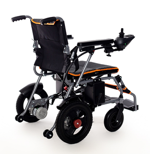 كرسي متحرك كهربائي حديدي وصديقـ] مع محرك ، مكابح أوتوماتيكية ، وآلية قابلة للطي بسيطة - Product Image 3