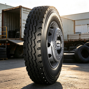 Pneu de camion radial sans chambre à air 8.25R16-16PR, pneu de camion durable avec conception économe en carburant pour le transport sur autoroute - Product Image 1