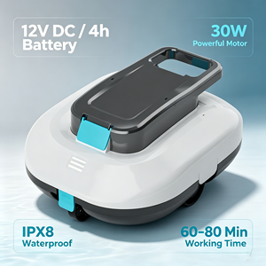 GLGW GESD04 Robot Pulitore <span class=keywords><strong>Piscina</strong></span> Wireless Automatico per Piscine Interrate/Fuori Terra, 150 Minuti di Autonomia, Impermeabile IPX8, ABS/PVC - Product Image 6