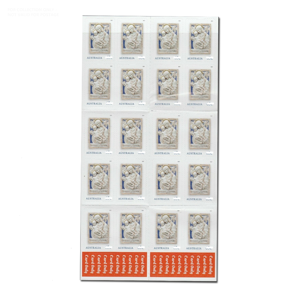 Blanc A10 2021 Vierge à l'Enfant de Noël 65