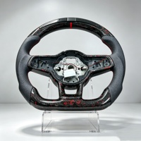 Volant de direction en fibre de carbone forgé de haute qualité pour Volkswagen VW MK7 Golf 7 MK6 Golf 6 GTI MK8.5 MK8