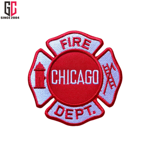 15 Năm Nhà Máy Tùy Chỉnh Chicago USA Du Lịch Vá Thêu Sắt Trên May Trên Huy Hiệu Lưu Niệm Đính Motif Cờ - Product Image 4