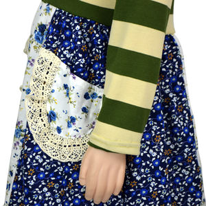 Robe tricotée pour bébé nouveau-né, style jupe à volants, avec grande poche, personnalisable par impression numérique, mignonne - Product Image 5