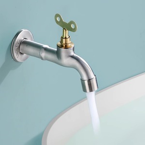 Robinet mural Hayuxe en acier inoxydable 304 de 4 pouces, antivol avec serrure pour machine à laver - Product Image 2