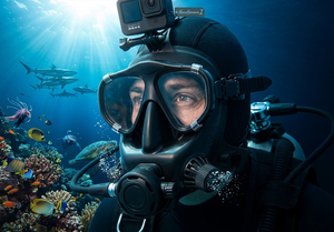 Máscara <span class=keywords><strong>de</strong></span> Buceo <span class=keywords><strong>de</strong></span> Silicona <span class=keywords><strong>de</strong></span> Cara Completa con Vista Panorámica <span class=keywords><strong>de</strong></span> 180°, Compatible con Tanques <span class=keywords><strong>de</strong></span> Buceo Mini SMACO <span class=keywords><strong>de</strong></span> 1L/1.9L para Buceo y Snorkel - Product Image 5