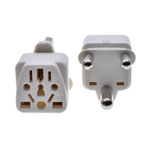 Adaptateur de <span class=keywords><strong>voyage</strong></span> universel pour ordinateur portable et appareil photo, 2 broches/3 broches, Type-M, 16A 250V, ABS+Cuivre, certifié CE ROHS, EU/US/UK/AU/Inde/Sri/L - Product Image 5