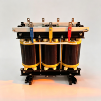 Transformateur de puissance triphasé à isolation sèche en cuivre et aluminium à double enroulement 100 kVA 0,8 kV/0,38 kV/0,22 kV/0,11 kV