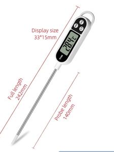 <span class=keywords><strong>Thermomètre</strong></span> alimentaire domestique de type stylo en acier inoxydable, <span class=keywords><strong>thermomètre</strong></span> de cuisson pour lait et aliments - Product Image 4