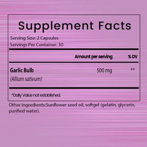 OEM ODM <b>Garlic</b> Extract <b>Capsules</b> Antioxidant Support Immune System and Cardiovascular Function Digestive Support Vegan NO-GMO - Product Image 2