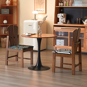 Upholstered Wooden <b>Dining</b> <b>Chair</b> Nordic Style Minimalist Design For <b>Dining</b> Room - Product Image 3
