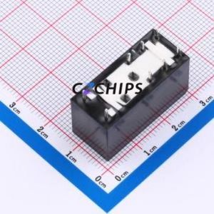 G2RL-1-E-DC12 Power Relay DIP,12.5x28.8mm 12V 1 Changeover: 1C (SPDT-Changeover)::: 440V-AC/300V-DC Silver Alloy (Cadmium Free) - Product Image 2