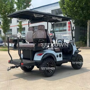 2025 classique blanc prix compétitifs voiture de golf électrique utilitaire voiturette de golf véhicule touristique pour l'utilisation de la station et du parc - Product Image 2