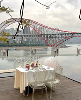 Chaise de mariage princesse en plastique au design moderne et élégant pour les occasions spéciales en plein air pour la maison, les bars et les hôtels