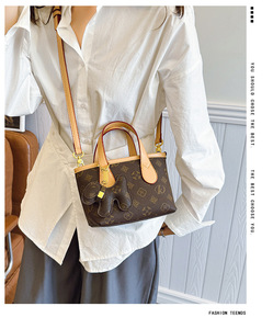 Bolsos de Mano de Cuero PU Marrón Rojizo de Moda para Mujer, Bolsos de Hombro de Lujo, Impermeables y Duraderos - Venta al por Mayor - Product Image 6