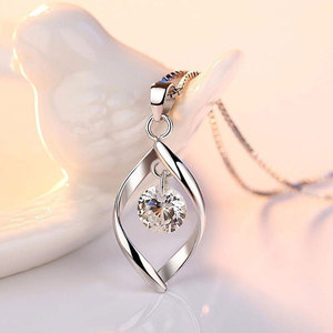 Collana Geometrica a Rombi Intrecciati per Donne, Catena a Maglia Quadrata, Gioielli alla Moda - Product Image 2