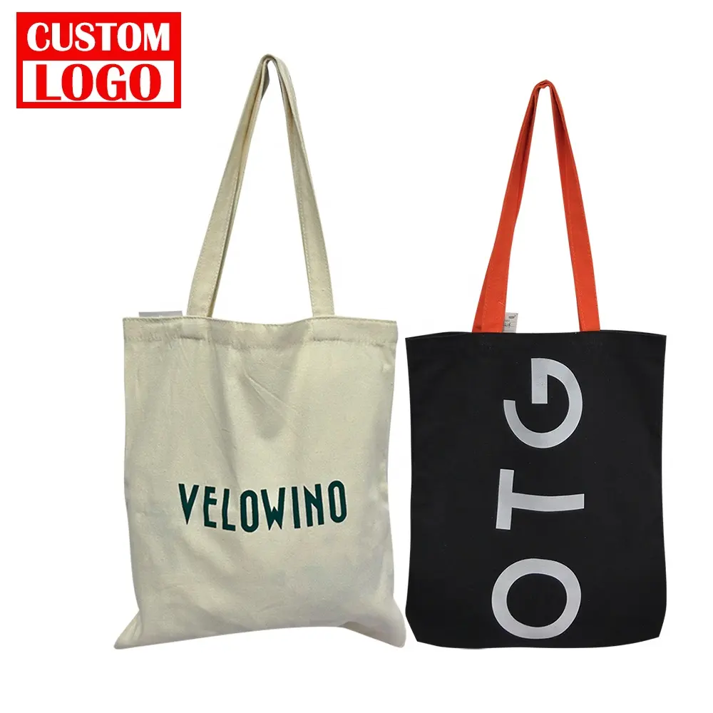 Üretici ücretsiz tasarım pamuk tuval alışveriş Tote özel baskılı Logo ile Laptop çantası promosyon kanvas çantalar