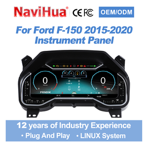 Navihua - Tableau de bord numérique en gros avec système Linux et CarPlay pour Ford F150 2015-2020 - Mise à niveau - Product Image 1