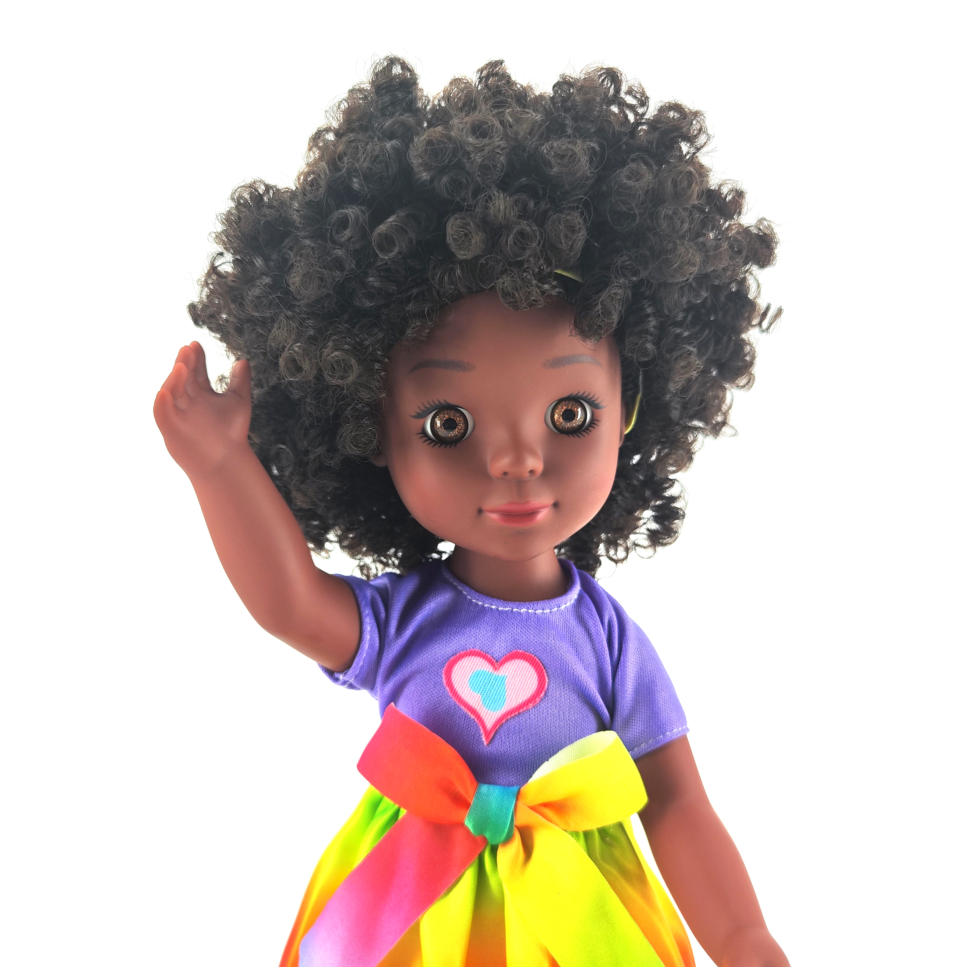 2023 оптовая продажа игрушка Популярные Новые поступления 13 дюймов мелкой черная девочка кукла американского африканского детские игрушки