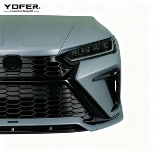 Kit de Alerón Delantero Estilo YOFER y Kit de Carrocería Personalizado para <span class=keywords><strong>Honda</strong></span> Civic Modelos 2022-2026 - Product Image 3