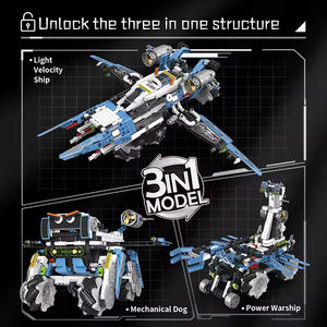 2025トレンドステム3Dメカニカル2.4Gリモートコントロールロボット玩具<span class=keywords><strong>3</strong></span> in 1 DIYアセンブルAPPプログラム可能STEAM RC犬用おもちゃ子供用 - Product Image 4