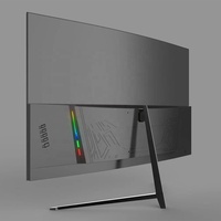 Hot 27 pouces Anti-lumière bleue écran LCD incurvé PC moniteur 144hz 1ms affichage 2K IPS support haut-parleur intégré pour la maison de bureau
