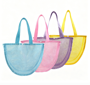Bolsa de malla personalizada para juguetes de playa, bolsa de transporte para recolección de conchas, bolso de mano para viajes a la playa - Product Image 2