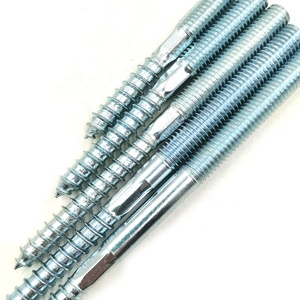 2-<span class=keywords><strong>Count</strong></span> 1/4-In X 2-1/2-Trong Kẽm-Mạ Cuối Đôi Gỗ Threaded Sáu thùy Torx Cộng Với Dowel Vít Móc Áo <span class=keywords><strong>Bolt</strong></span> - Product Image 5