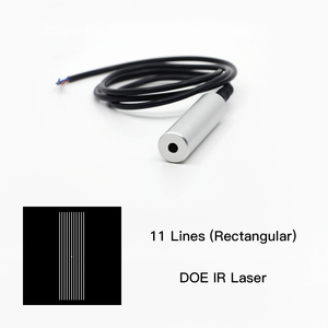 Módulo Láser de Múltiples Líneas DOE, Piezas de Equipo de 635nm 530nm-670nm 150mw para Visión Artificial, Escaneo 3D e Inspección Industrial - Product Image 2
