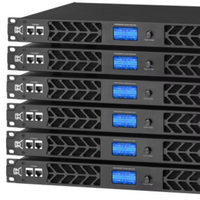 Amplificateur de puissance passif numérique CVR 1U FIR DSP-3302 Audio professionnel de classe D AC 5600W/4ohm 7800W/2ohm 2 canaux
