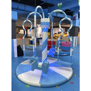 Giostra Elettrica per Bambini da Interno Leber, Gioco Morbido con Capacità di 500kg per Casa e Scuola, <span class=keywords><strong>Altalena</strong></span> per Bambini, Attrezzatura per Divertimento - Product Image 1