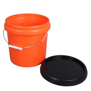 Seaux de stockage d'eau en matériau PP direct d'usine seau en plastique scellé avec impression personnalisée avec couvercle - Product Image 1