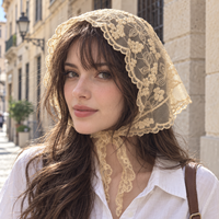 Foulard en maille tricotée à motif marguerite, léger et transparent, idéal pour le quotidien et les soirées romantiques
