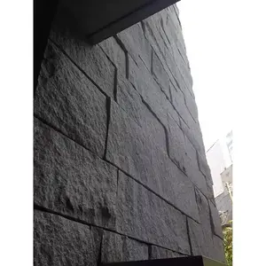 Decorative panels black G684 granite tiles exterior wall stone outdoor