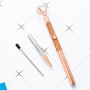 Bolígrafo Metálico Promocional Personalizado con Cristal Flotante y Diamantes, para Regalo de Chica, con Logotipo - Product Image 4