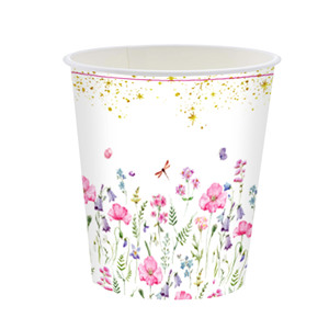 ชุดเครื่องใช้บนโต๊ะอาหารกระดาษแบบใช้แล้วทิ้งลายการ์ตูนดอกไม้ป่าฤดูร้อนถ้วย<span class=keywords><strong>เ</strong></span>ล็กมีดผ้าเช็ดตัวส้อมจานช้อน - Product Image 3