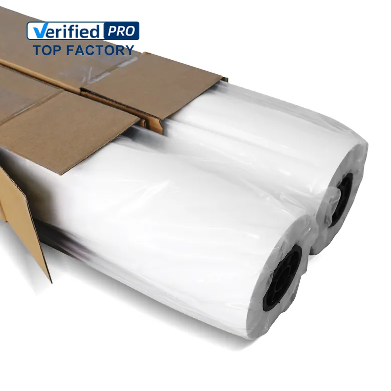 Papel de transferência de calor 0.9m/1.2m/1.5m/1.6m 100g Digital Sublimation Printer Paper para aplicação têxtil vestuário