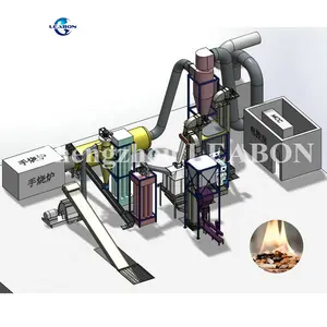 Máquina de serra de madeira de biomassa 1 t/h, máquina para venda de pellet de madeira