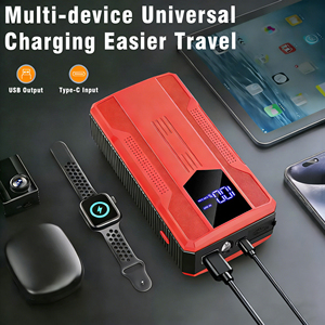 Démarreur portable multifonction 12V pour voiture, nouvelle conception, batterie externe 10000mAh 500A, vente chaude - Product Image 5