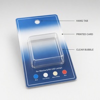 Emballage en blister transparent en PET, taille personnalisée, logo en relief, boîte jetable pour montre connectée