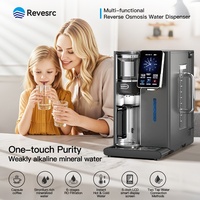 Système de filtration d'eau par osmose inverse, distributeur instantané d'eau chaude et froide, UV, écran LCD, purificateur de café, unité de purification d'eau domestique