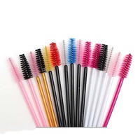 Brosses à mascara jetables professionnelles écologiques et durables de haute qualité, douces et confortables, 50 pièces/sac – Outils très demandés