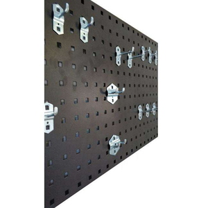 Support mural perforé en tôle galvanisée Sanqiang pour outils de nettoyage automobile multifonctionnels, avec panneau à trous carrés - Product Image 5