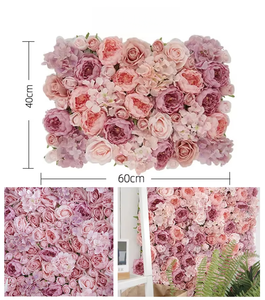 Paneles <span class=keywords><strong>de</strong></span> Pared <span class=keywords><strong>de</strong></span> Flores Artificiales Púrpuras en <span class=keywords><strong>Rejilla</strong></span> <span class=keywords><strong>de</strong></span> 40x60 cm, los Más Vendidos <span class=keywords><strong>de</strong></span> HLC, para Decoración <span class=keywords><strong>de</strong></span> Bodas, Fiestas y Hogar - Product Image 4