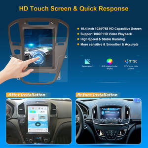 Autoradio Android 13 da 10.4 Pollici per Buick Regal Opel <span class=keywords><strong>Insignia</strong></span> 2009-2013, Stereo <span class=keywords><strong>2</strong></span> Din con CarPlay Wireless, GPS e Sistema Audio - Product Image 2