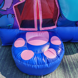 Castillo Inflable Comercial Verde con Tobogán, Certificado CE, Ecológico, 7x4x4m, Castillo de Salto y Brincos de Superhéroes - Product Image 6