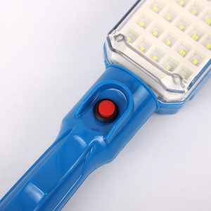 Lampe de travail LED portable 220V avec crochet et aimant pour atelier, réparation, éclairage d'urgence, cordon bleu - Product Image 3