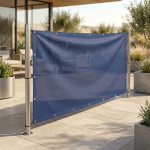 Lona de malla de PVC de doble cara con impresión UV, permeable al viento, para vallas de construcción, letrero publicitario. - Product Image 3